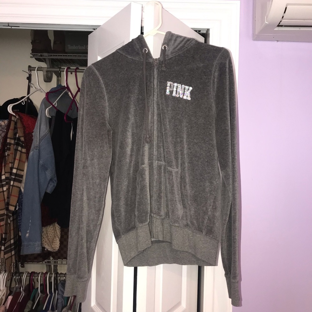 Victoria’s Secret Pink sequin hoodie
